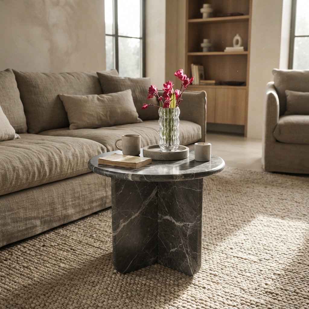 MARBLE SIDE TABLES