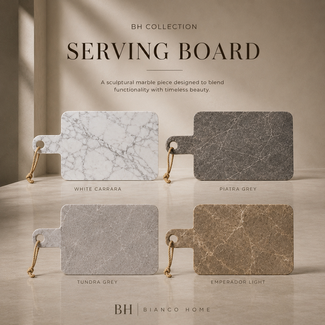 Natural Marble Serving Board