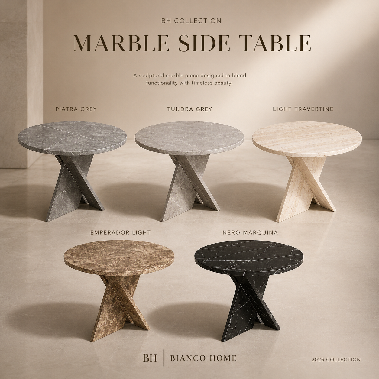 Marble Side Table
