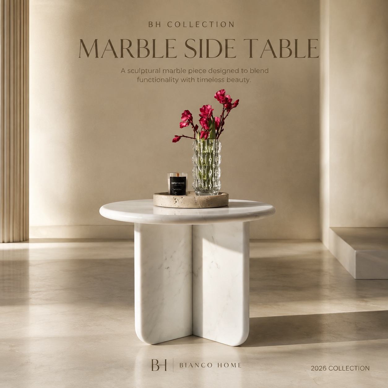 MARBLE SIDE TABLES