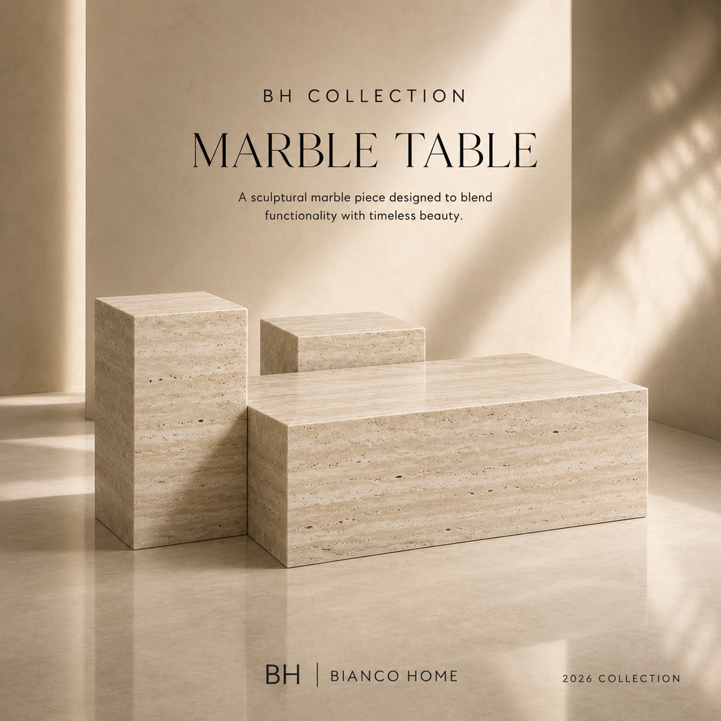 Set of 3 Marble Tables