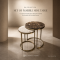 SET OF TWO SIDE TABLES