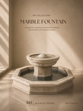 The Monolith Octagonal Marble Fountain